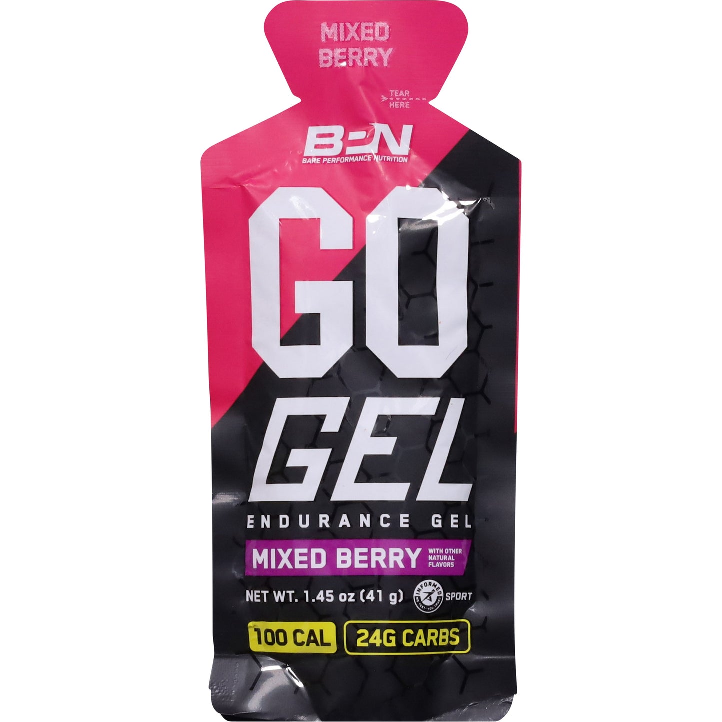 Bare Performance Nutrition Go Gel Mixed Berry Single