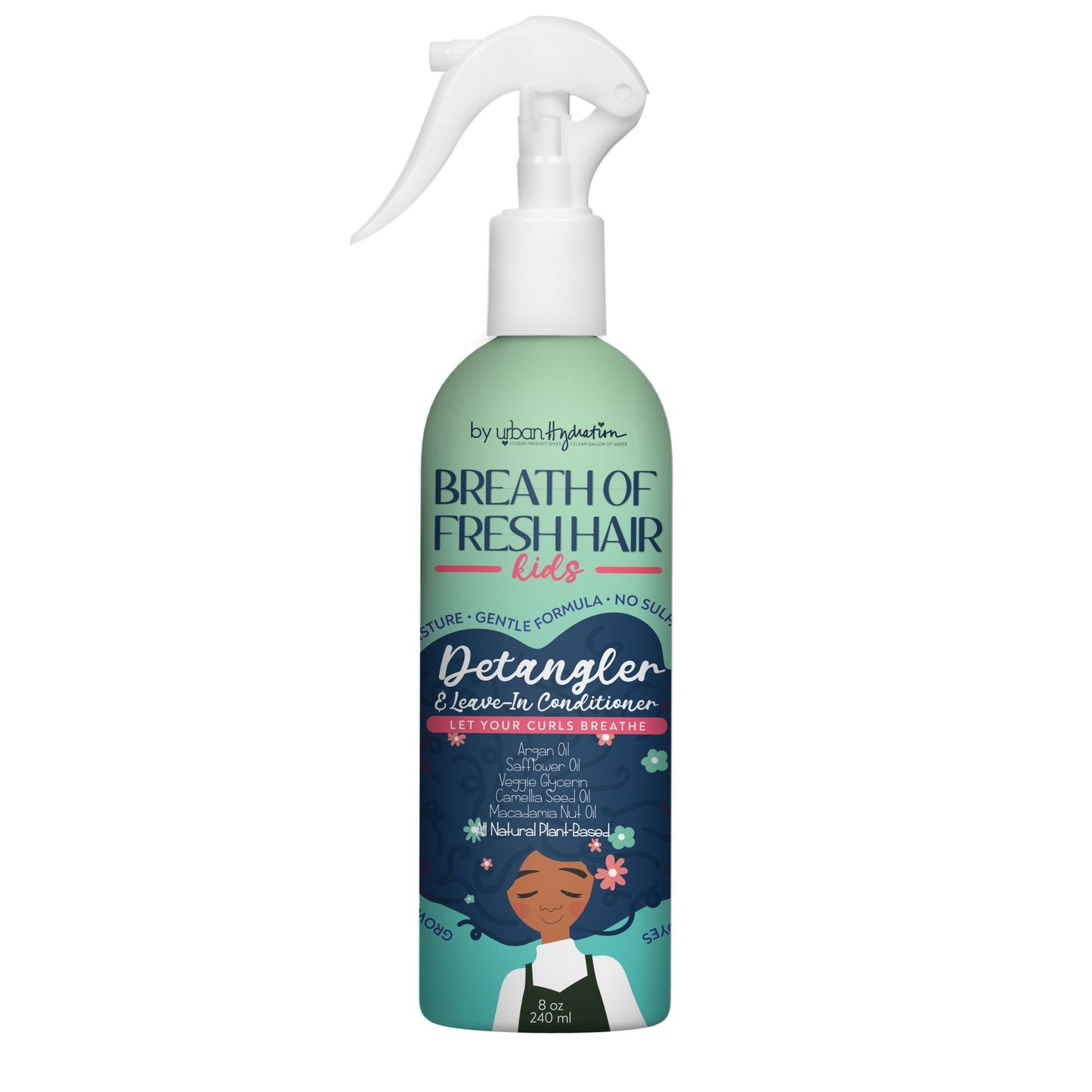 Urban Hydration Breath Of Fresh Hair Kids Detangler & Leave-In Conditioner