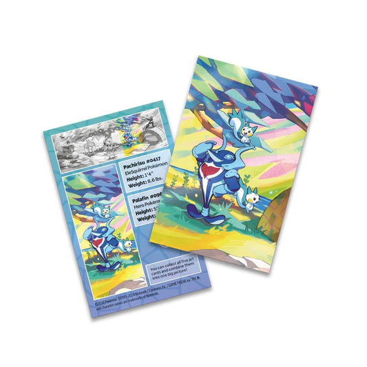 Pokémon Trading Card Game: Vibrant Paldea Mini Tin - Pachirisu & Palafin