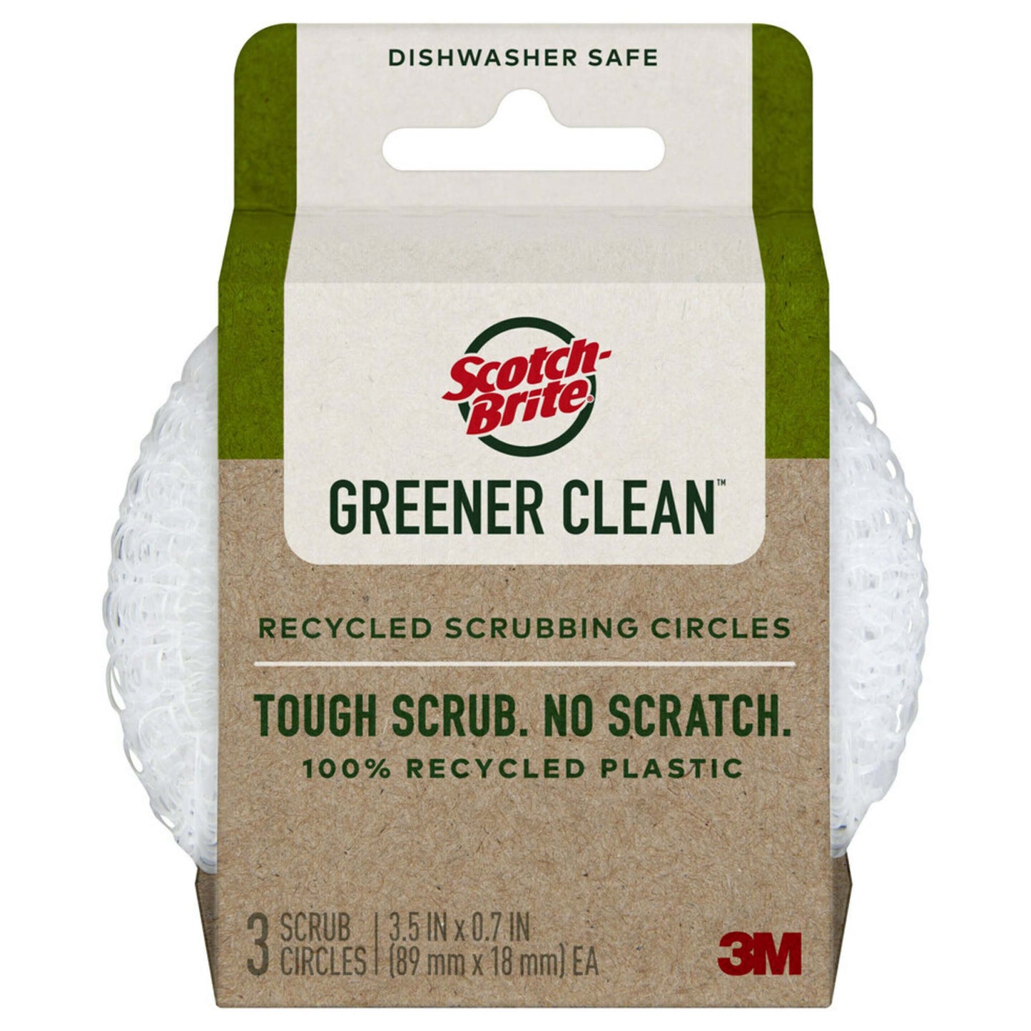 Scotch-Brite Greener Clean Recycled Scrubbing Circles