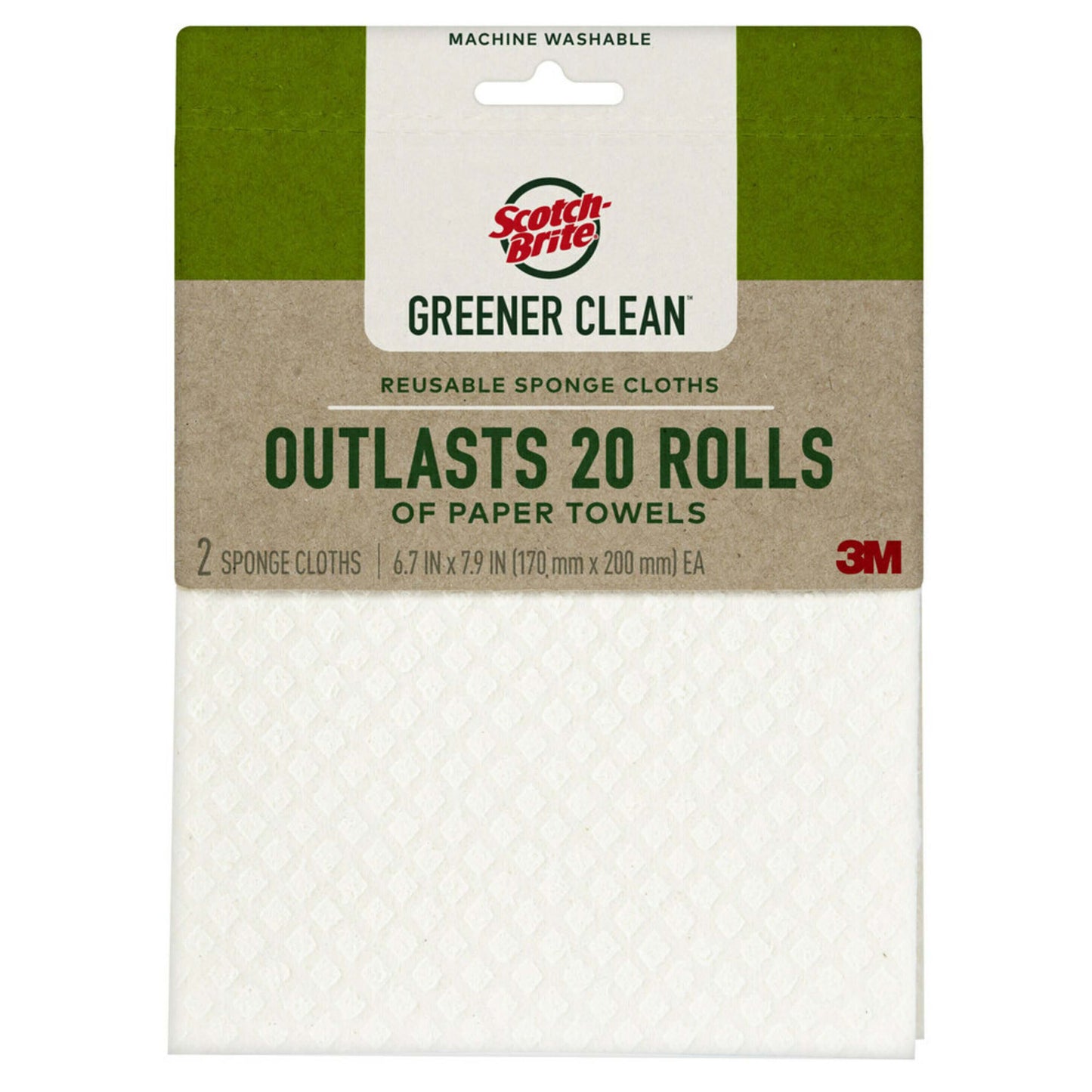 Scotch-Brite Greener Clean Reusable Sponge Cloths