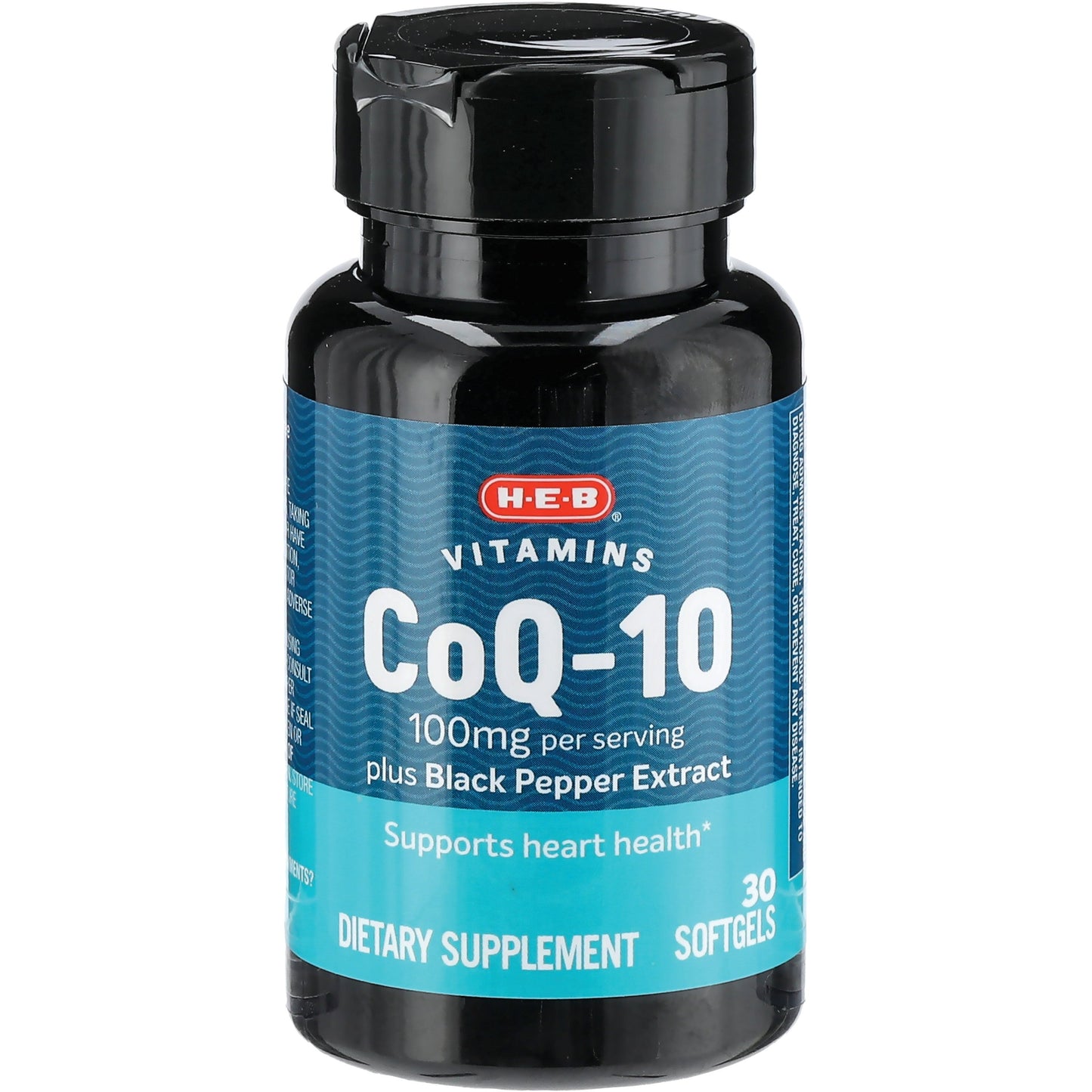 H-E-B CoQ-10 100mg Softgels 30 Count