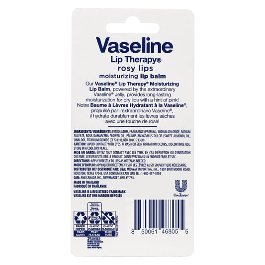 Vaseline Rosy Lips Lip Therapy Balm