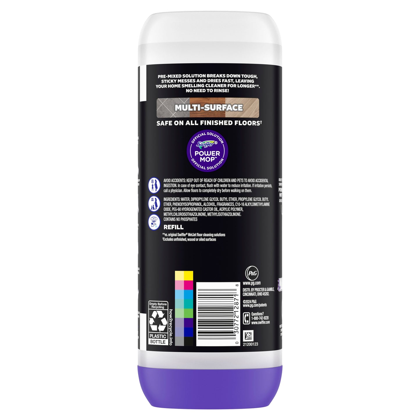 Swiffer PowerMop Floor Cleaning Solution - Unstopables Fresh Scent