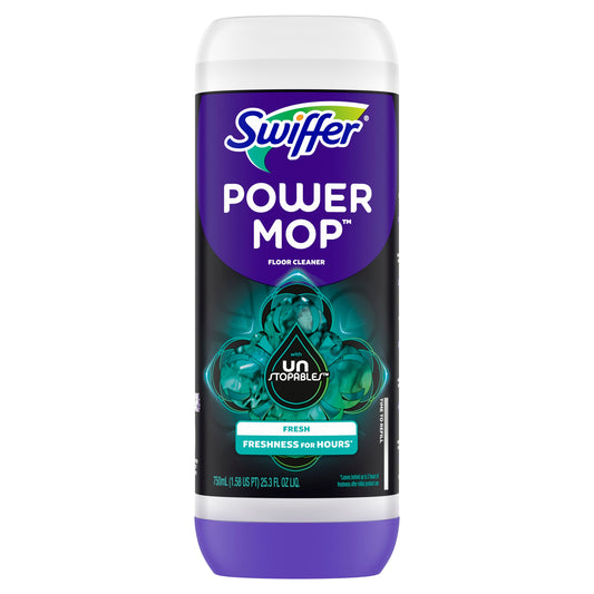 Swiffer PowerMop Floor Cleaning Solution - Unstopables Fresh Scent