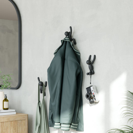 Umbra Buddy Wall Hooks - Black