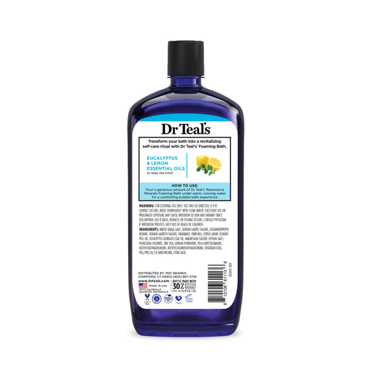 Dr Teal's Foaming Bath Pure Epsom Salt - Restorative Minerals with Magnesium