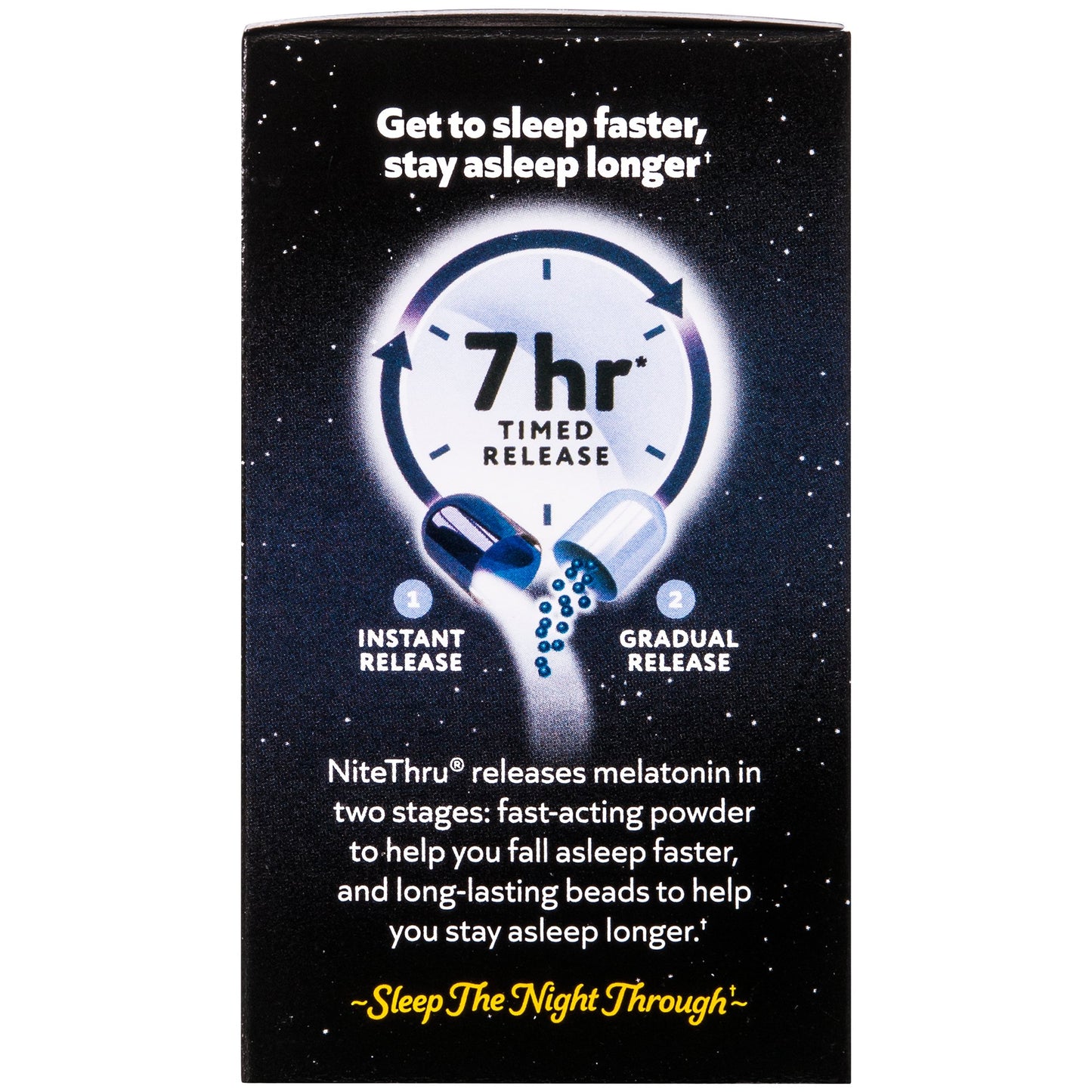 Nite Thru Advanced Sleep Aid Melatonin Capsules