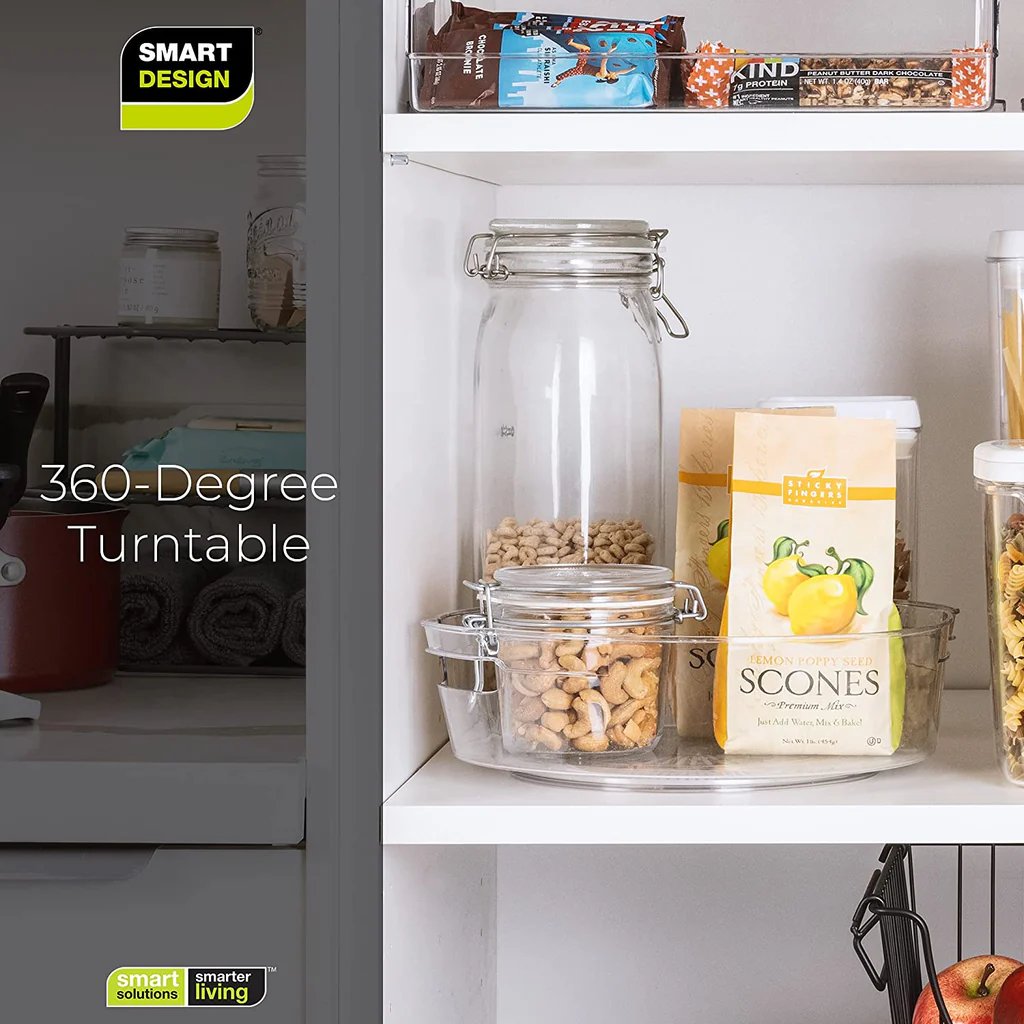 Smart Design Lazy Susan Turntable Organizer