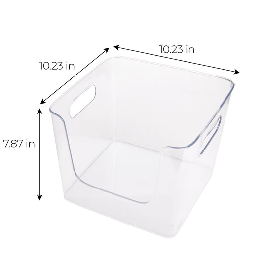 Smart Design Open Front Storage Bin