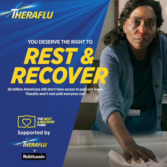 Theraflu Combo Daytime and Nighttime Severe Cold Relief Powder, Honey Lemon Flavor, 6 Daytime + 6 Nighttime
