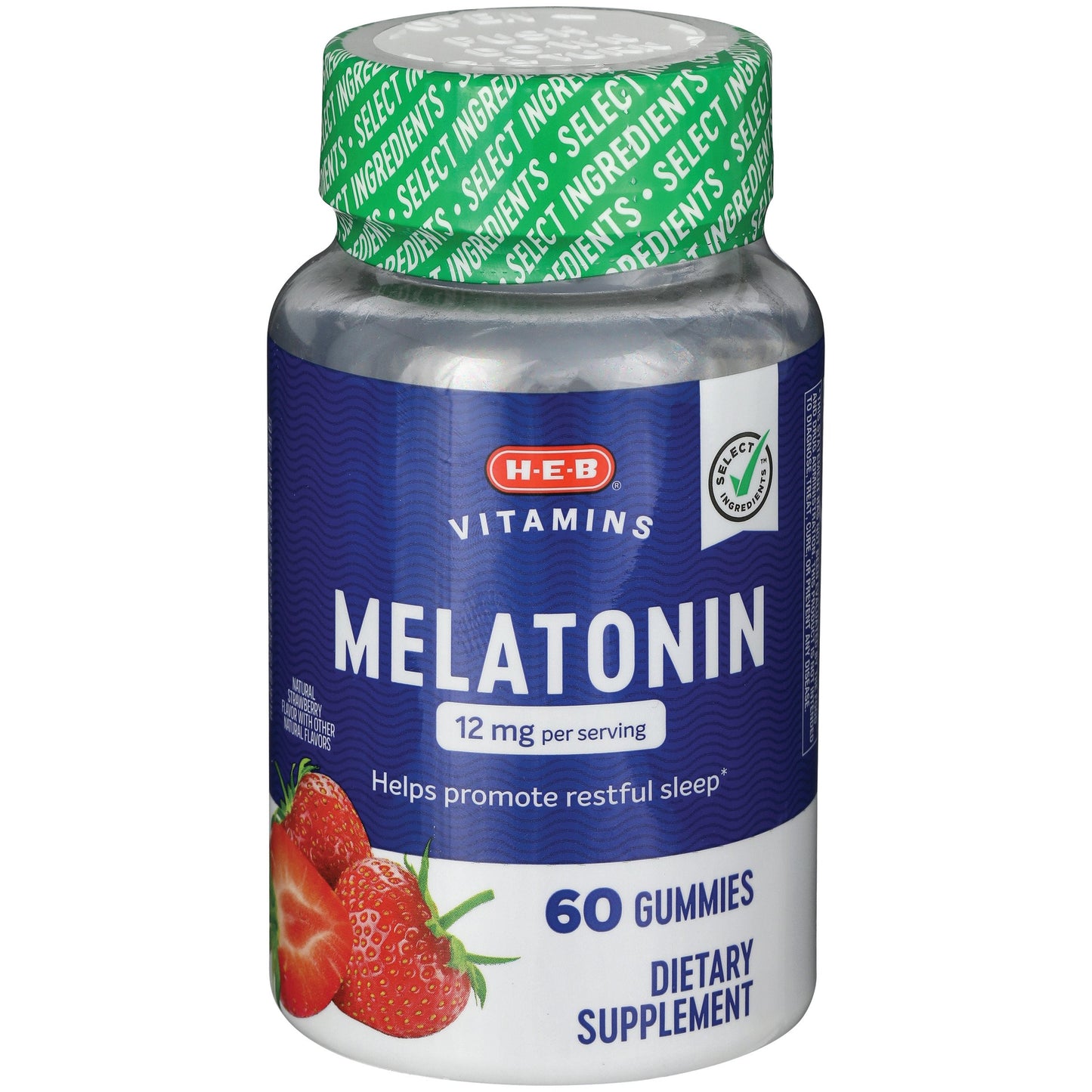 H-E-B Vitamins Melatonin Gummies - 12 mg