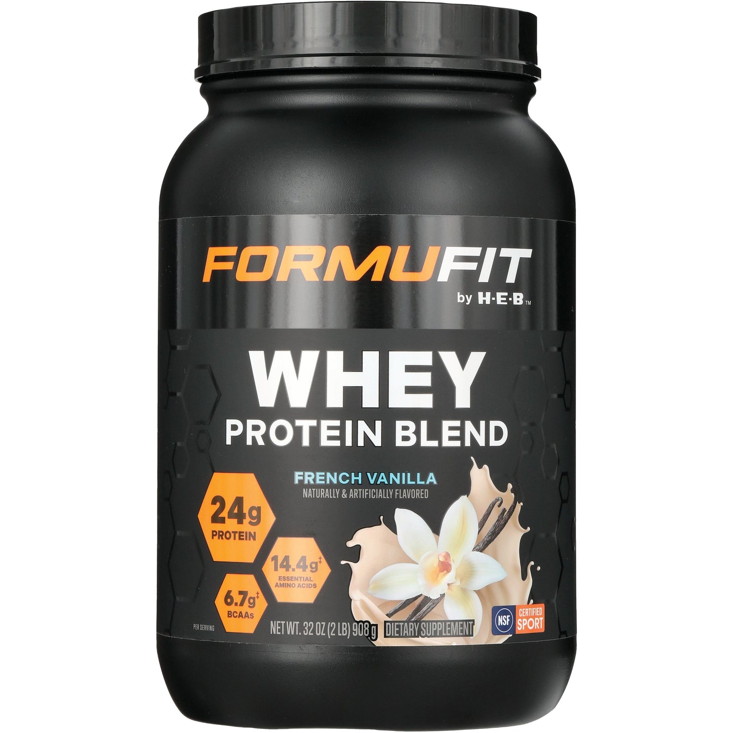 FORMUFIT by H-E-B Whey 24g Protein Powder Blend - French Vanilla