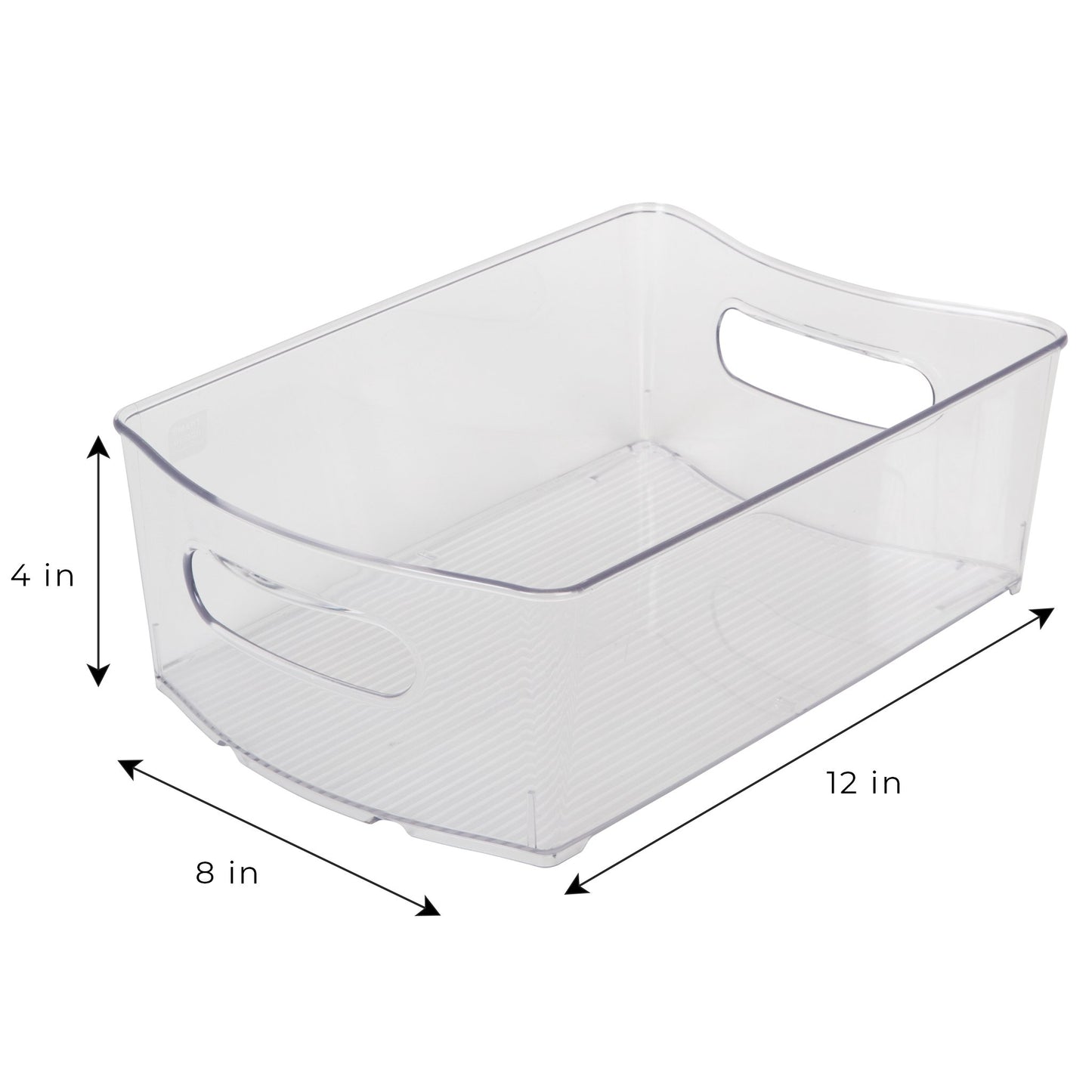 Smart Design Fridge Storage Bins, 2 Pk