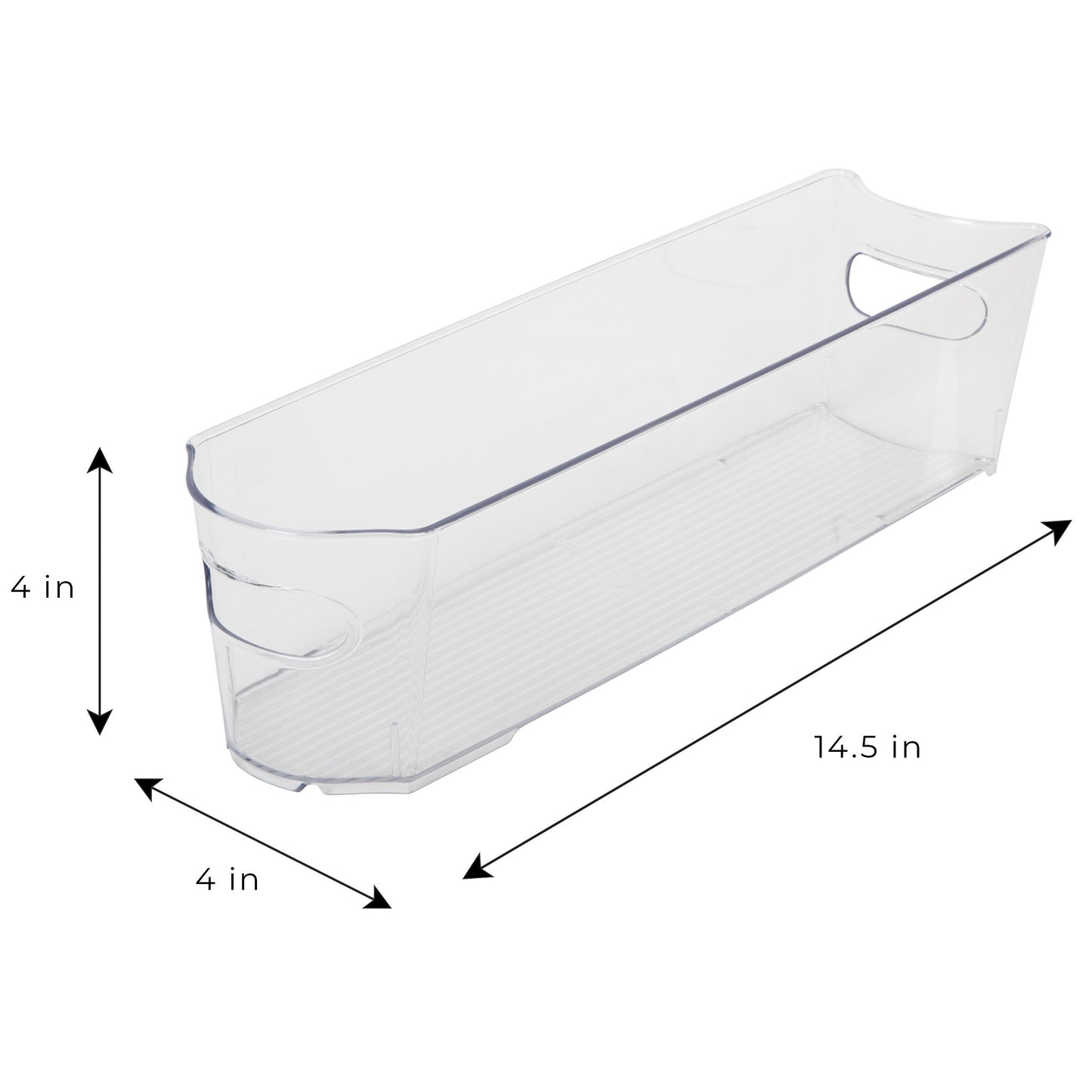 Smart Design Narrow Fridge Storage Bins, 2 Pk