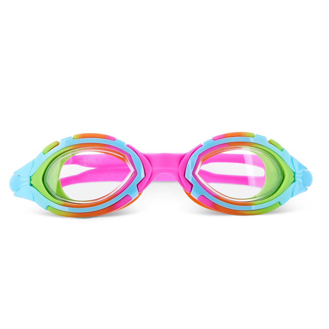 Aqua2ude Aviatress Kids Swim Goggle - Pink & Green
