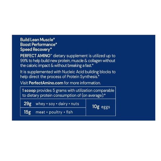 BODYHEALTH Perfect Amino Powder - Lemon Lime
