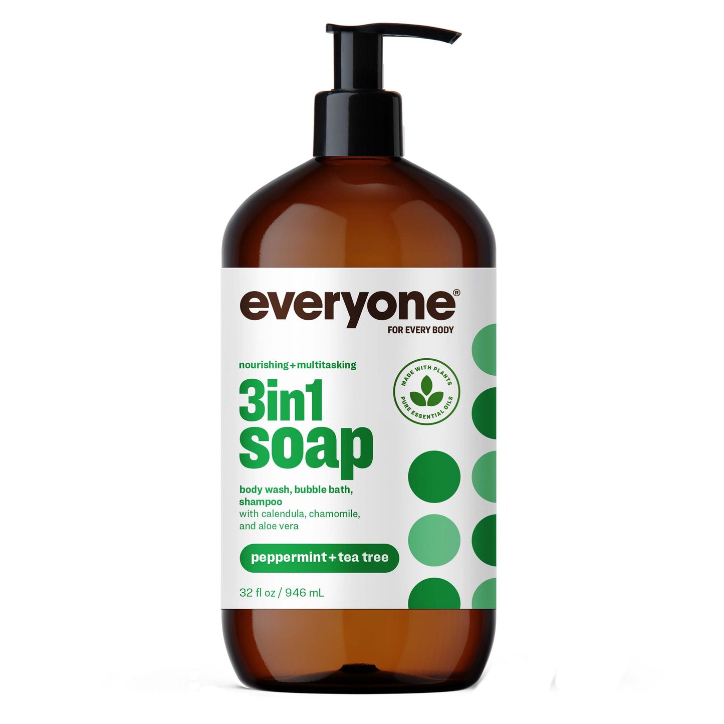Everyone 3 In 1 Soap - Peppermint + Tea Tree