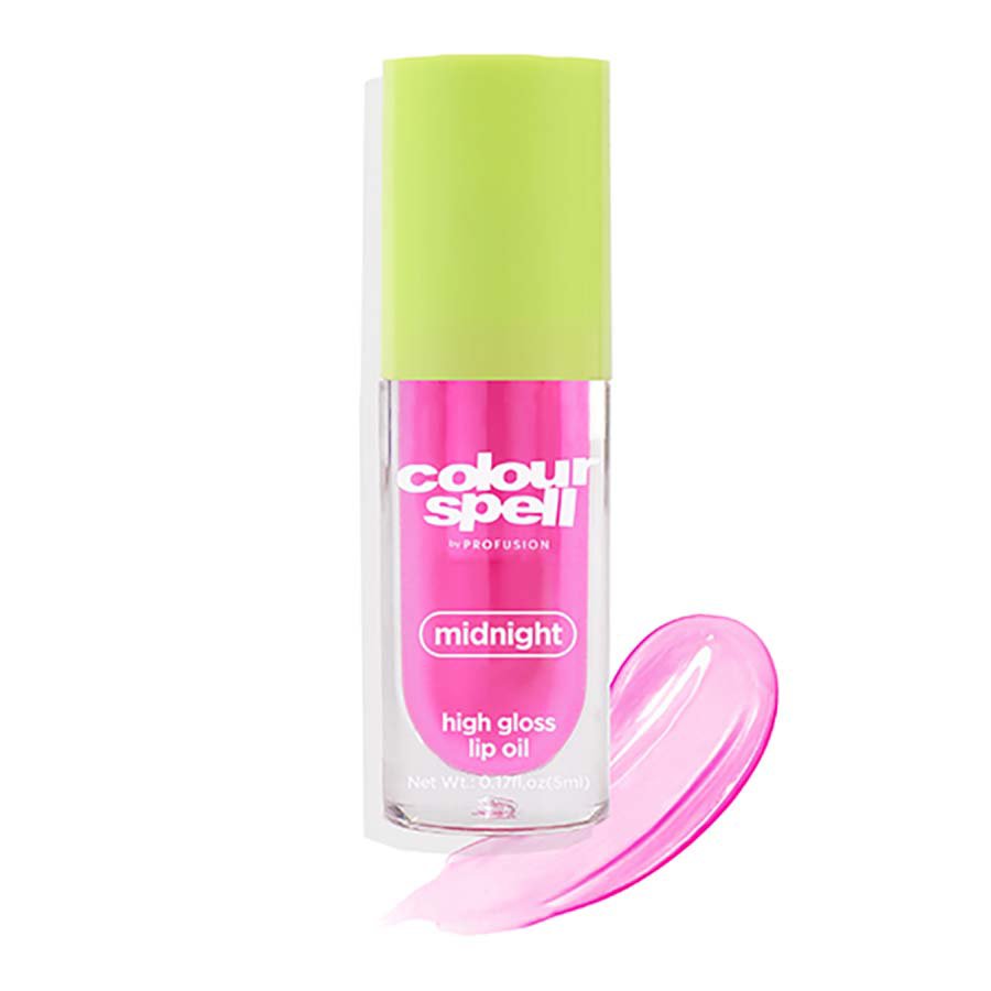 Profusion Cosmetics Colour Spell High Gloss Lip Oil - Midnight