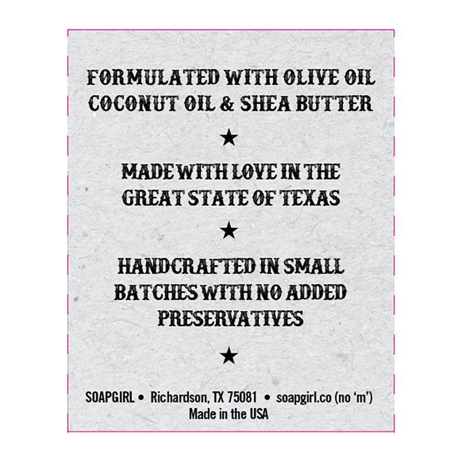 Soapgirl Bar Soap - Texas Bluebonnet