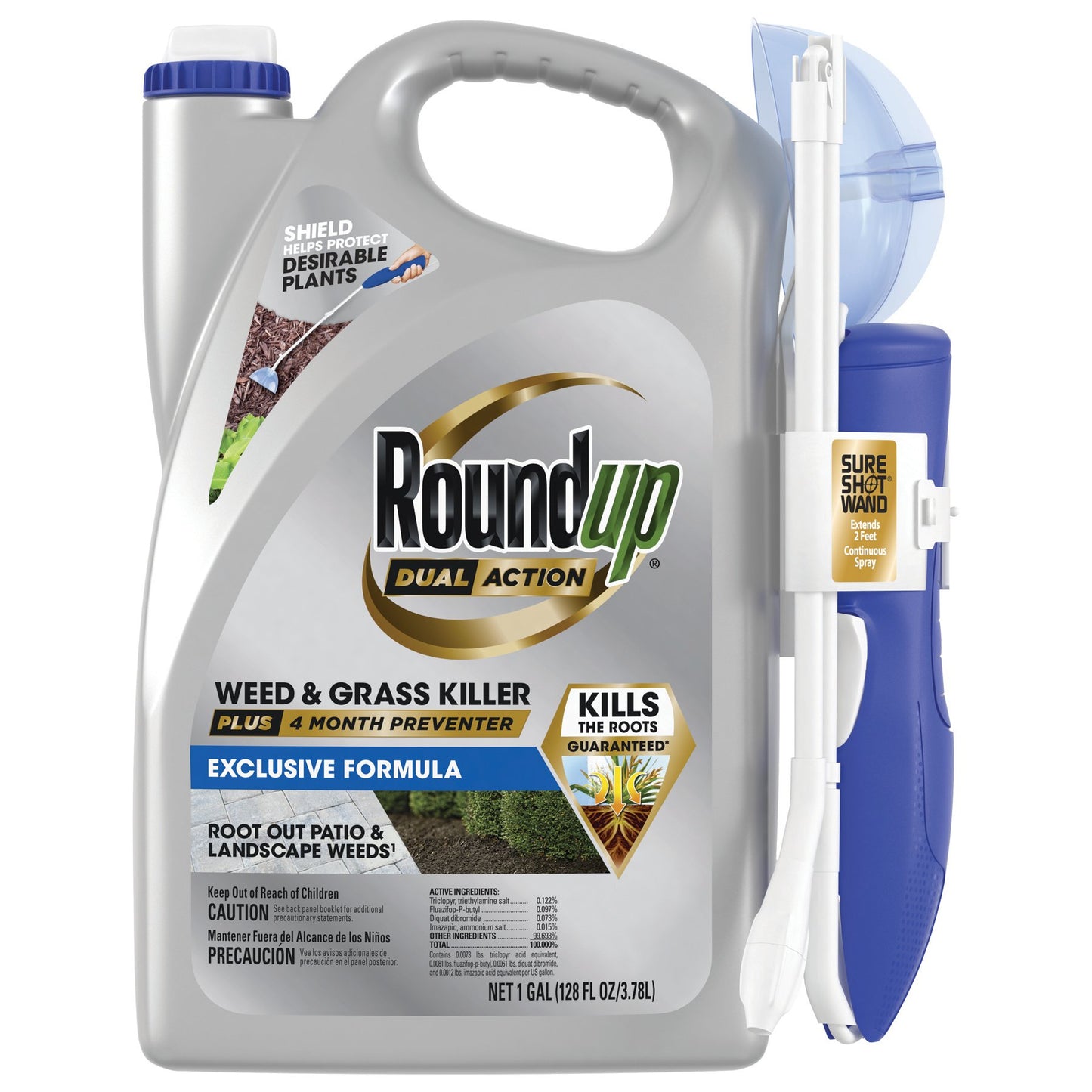 Roundup Dual Action Weed & Grass Killer Plus 4 Month Preventer
