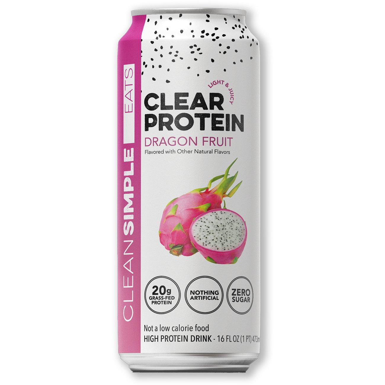 Clean Simple Eats Clear 20g Protein Drink - Dragon Fruit