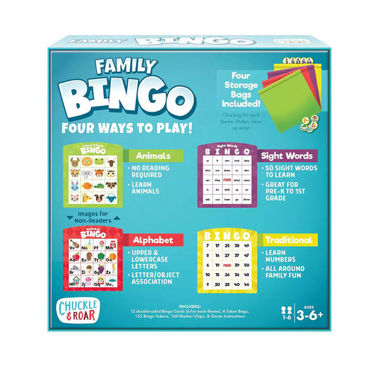 Chuckle & Roar Family Bingo