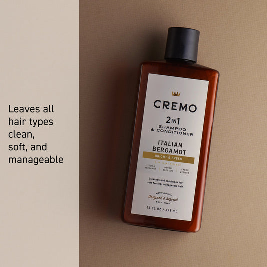Cremo 2-in-1 Shampoo & Conditioner - Italian Bergamot