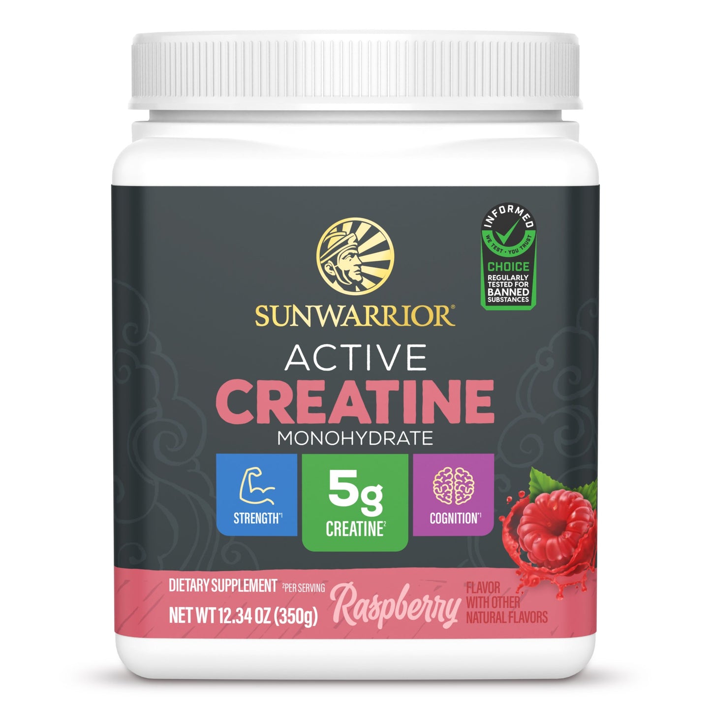 Sunwarrior Active Creatine Monohydrate - Raspberry