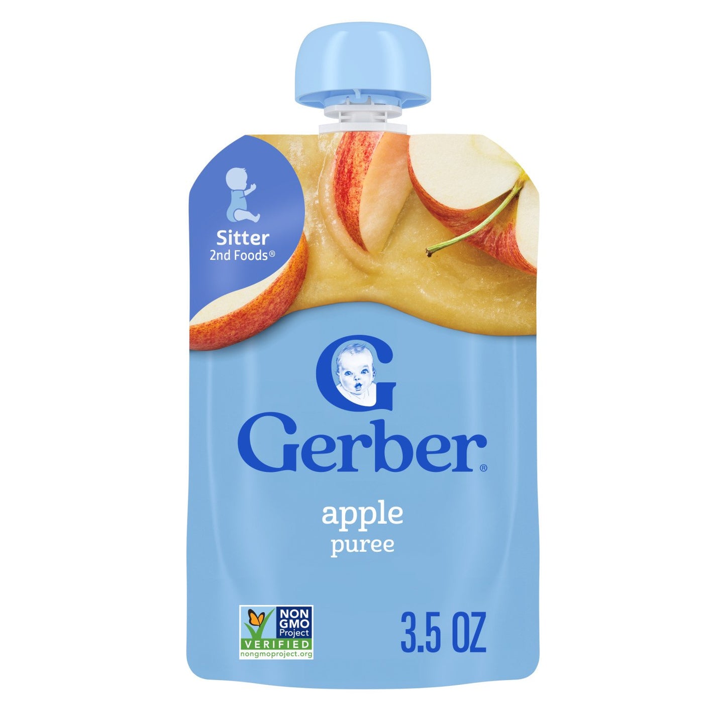 Gerber Natural for Baby Food Pouch - Apple