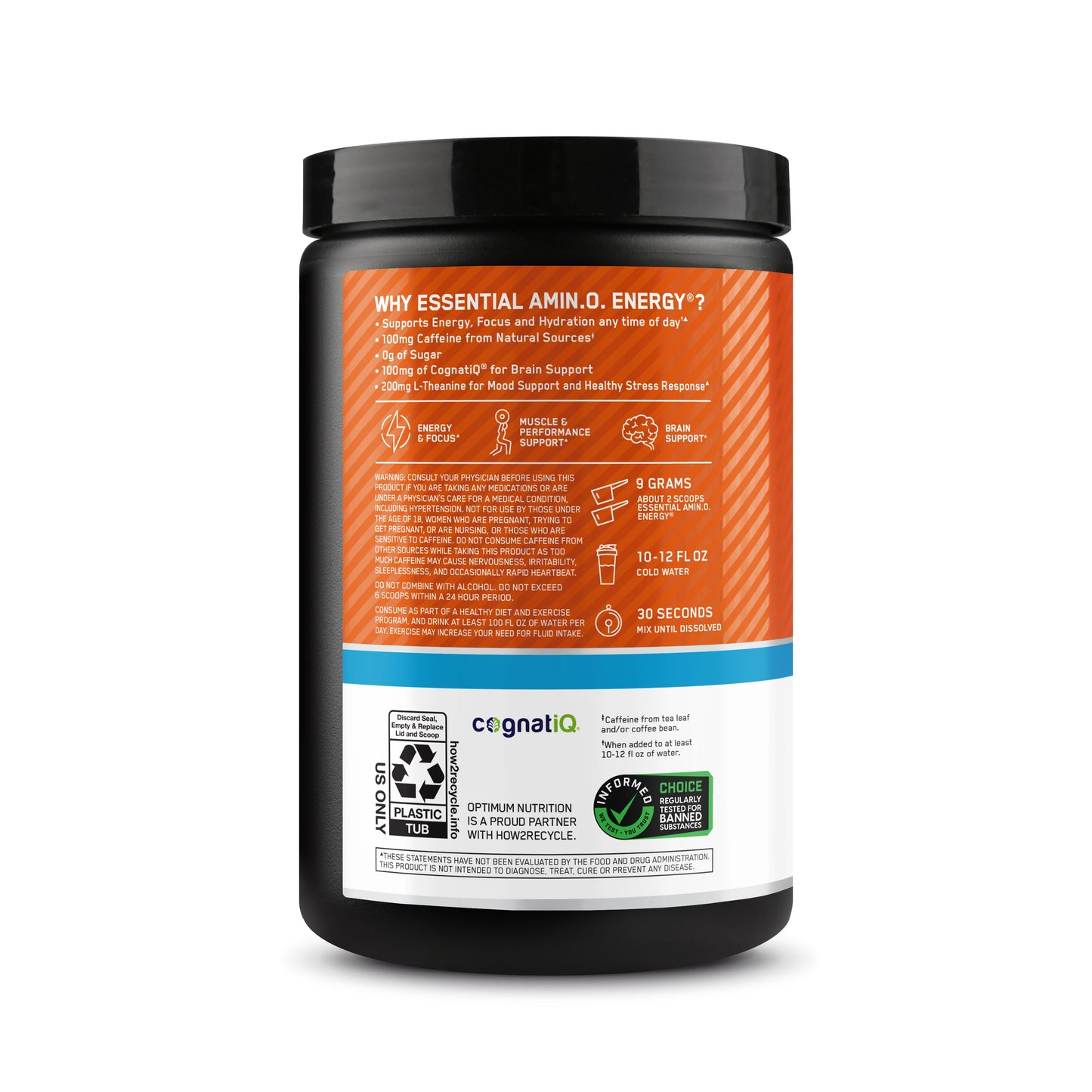 Optimum Nutrition Essential Amino Energy Tangerine Wave
