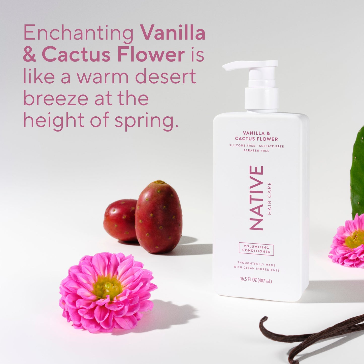 Native Volumizing Conditioner - Vanilla & Cactus Flower