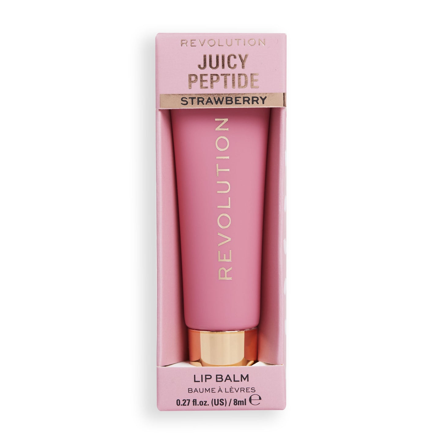 Makeup Revolution Lip Balm Juicy Peptide - Pink Strawberry