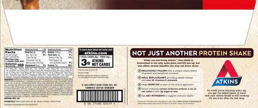 Atkins Iced Coffee 15g Protein Shake - Cafe Caramel