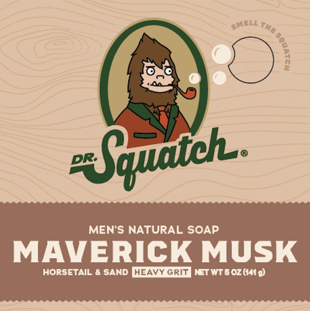 Dr. Squatch Men's Natural Soap Bar - Maverick Musk