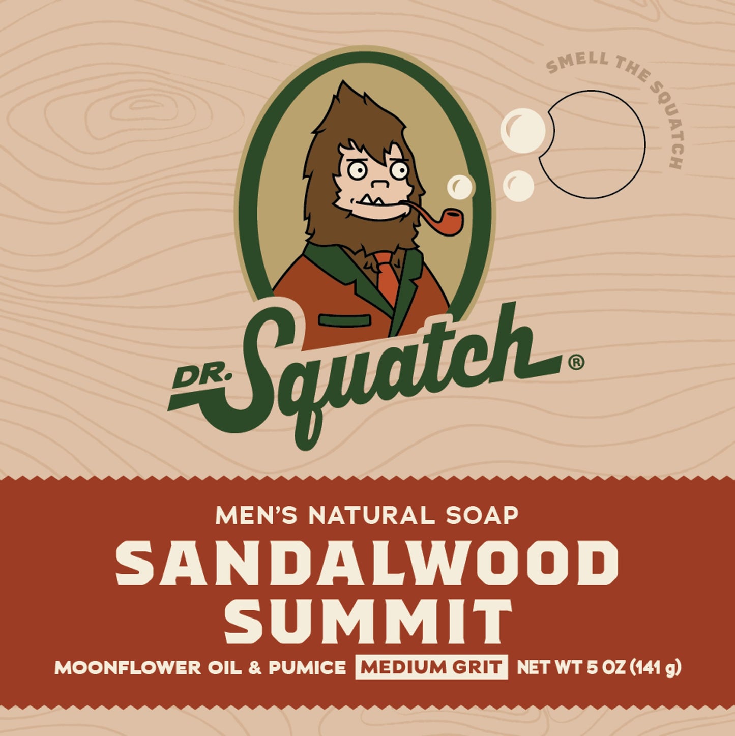 Dr. Squatch Men's Natural Soap Bar - Sandalwood Summit
