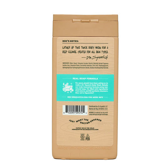 Dr. Squatch Men's Natural Body Wash - Coconut Castaway