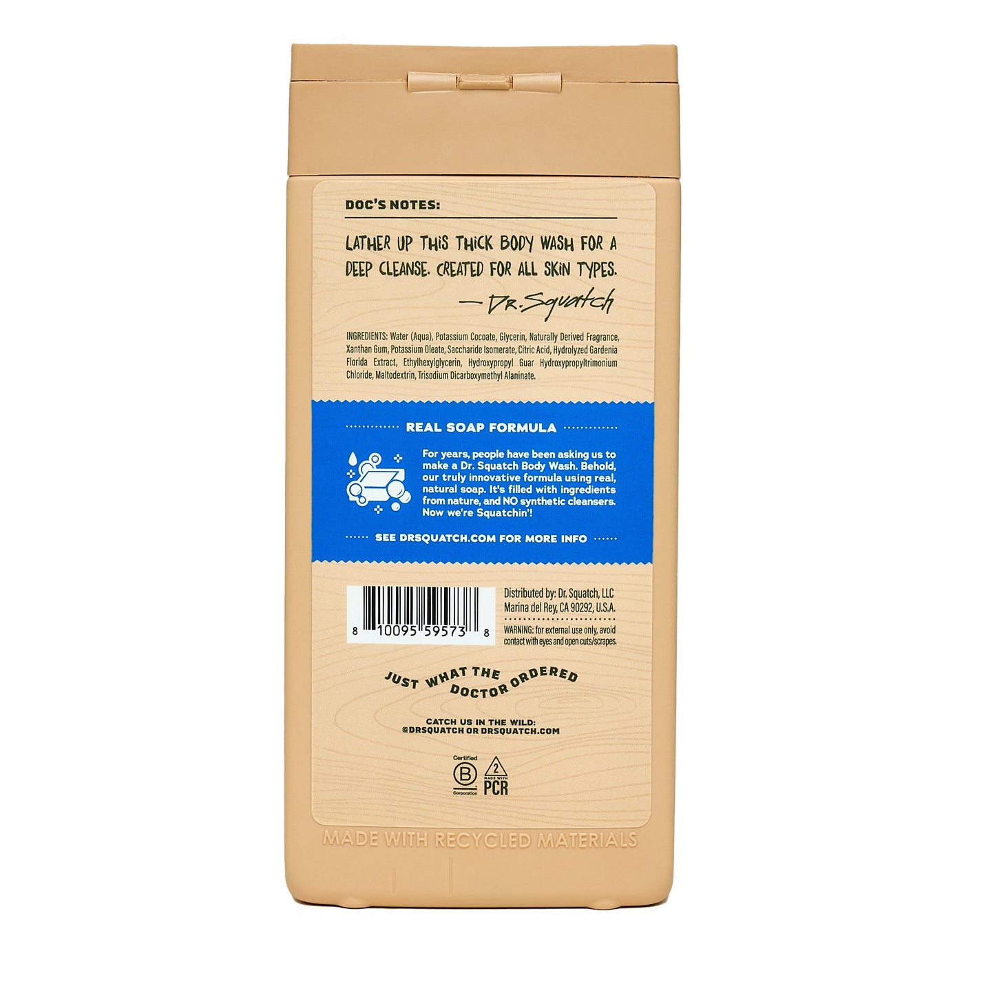 Dr. Squatch Dr Squatch Fresh Falls Body Wash