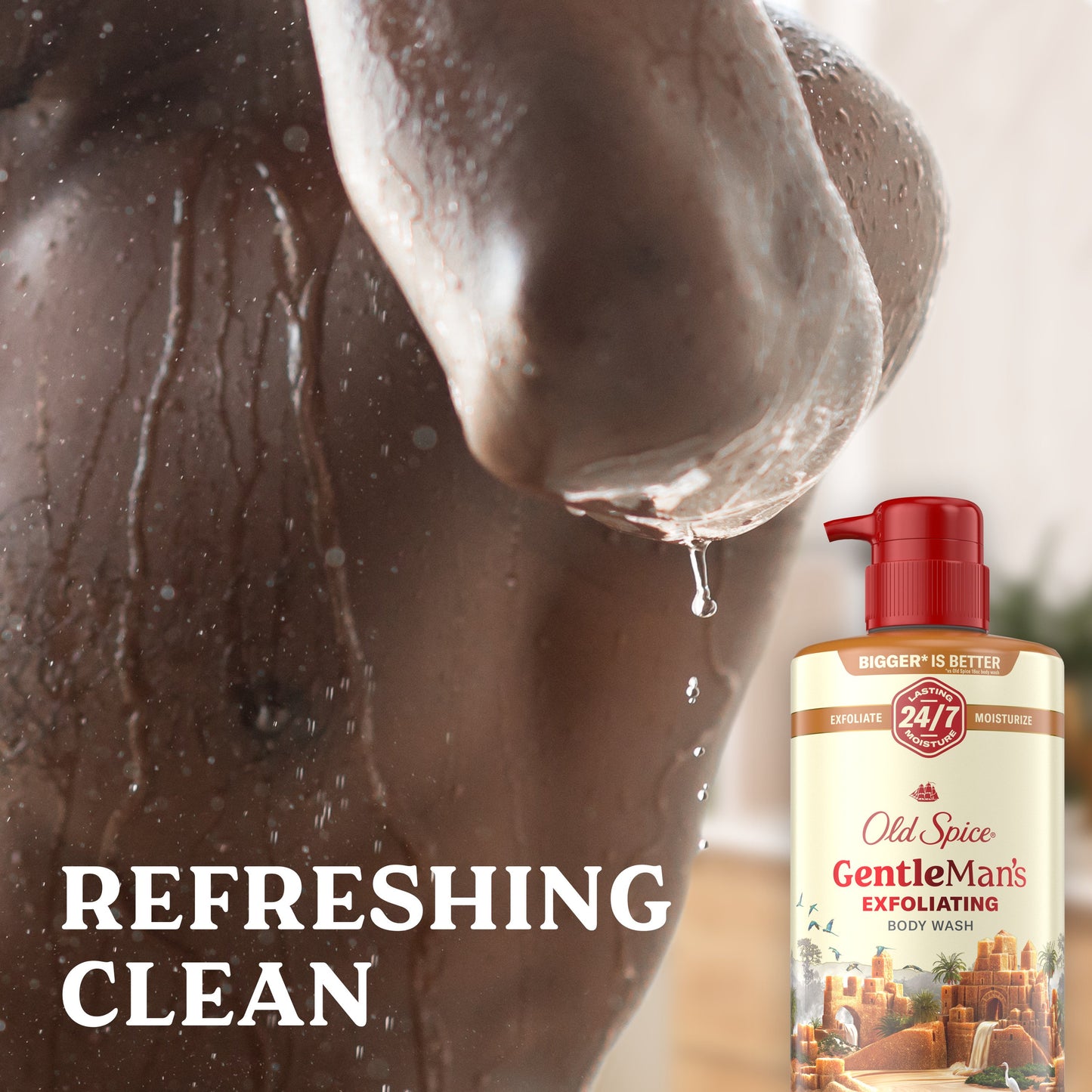 Old Spice Gentleman's Exfoliating Body Wash - Brown Sugar & Cocoa Butter