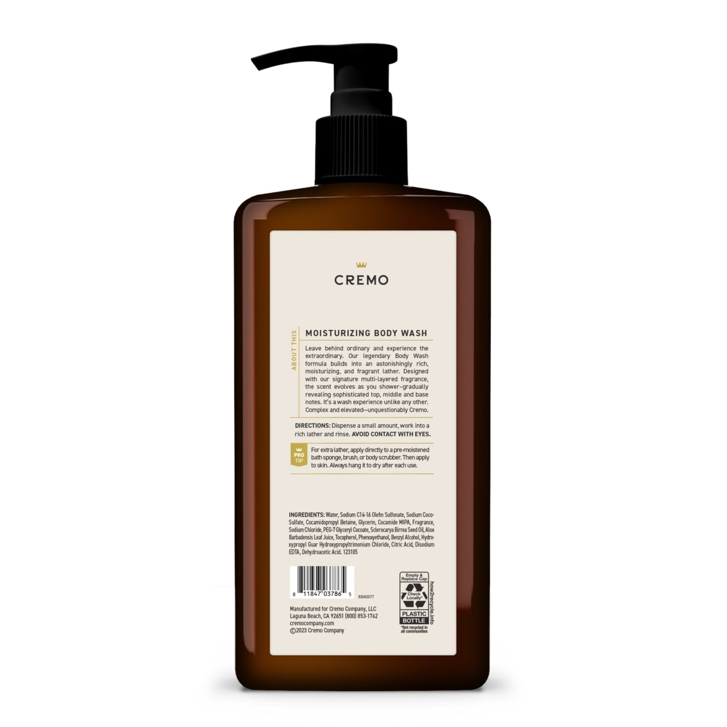 Cremo Body Wash - Italian Bergamot