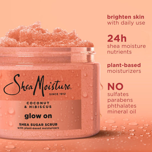 SheaMoisture Coconut & Hibiscus Glow On Sugar Scrub