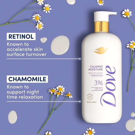Dove Calming Moisture Renewing Serum Body Wash - Warm Oat Milk