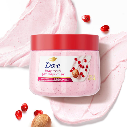 Dove Body Scrub - Pomegranate Seeds & Shea Butter