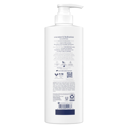Dove Coconut & Hydration Damage Therapy Shampoo with Coconut Oil