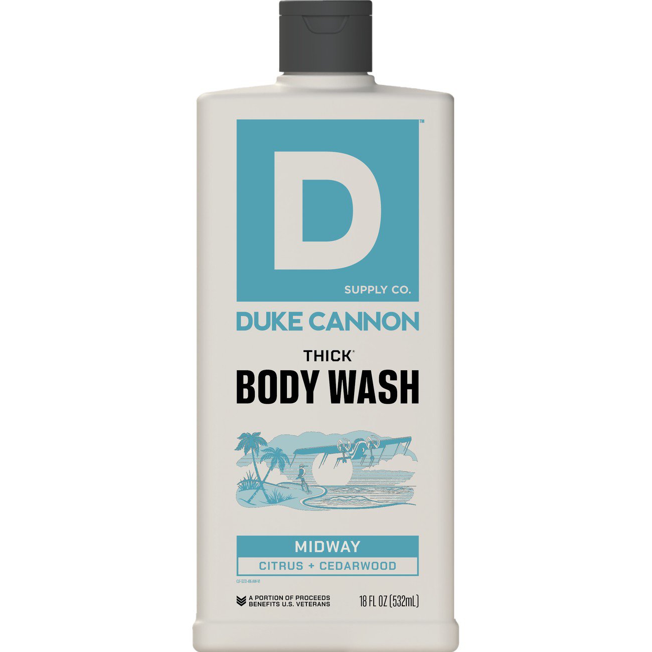 Duke Cannon Thick Body Wash Midway - Citrus & Cedarwood