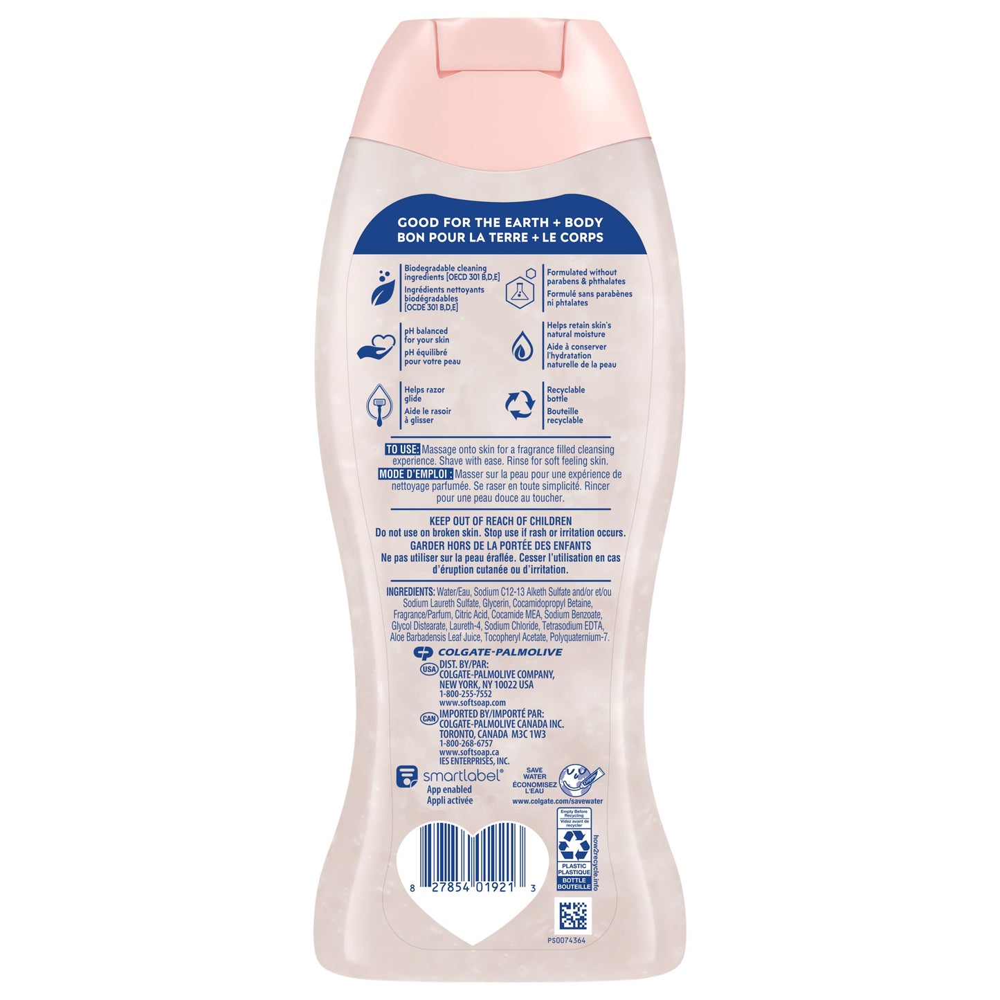 Softsoap 2-in-1 Body Wash & Shave Gel - Rich Coconut