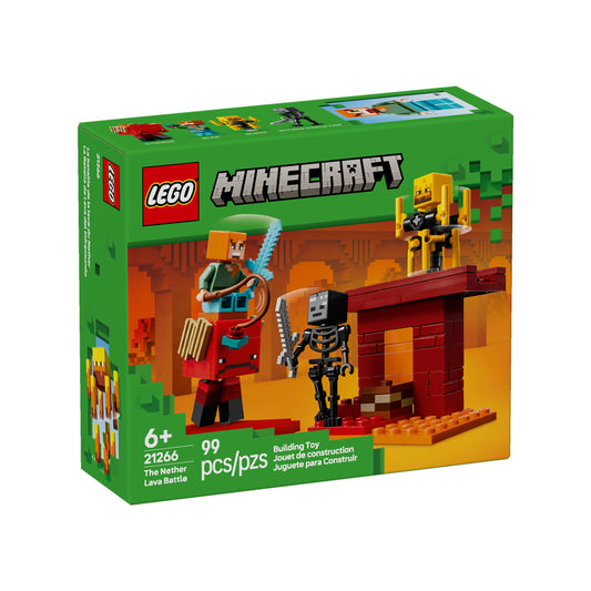 LEGO Minecraft The Nether Lava Battle Set
