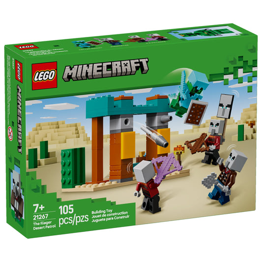 LEGO Minecraft The Illager Desert Patrol Set