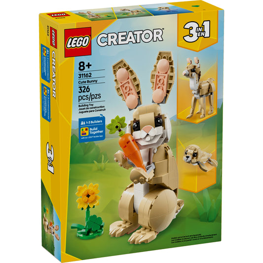 LEGO Creator 3-in-1 Cute Bunny Set