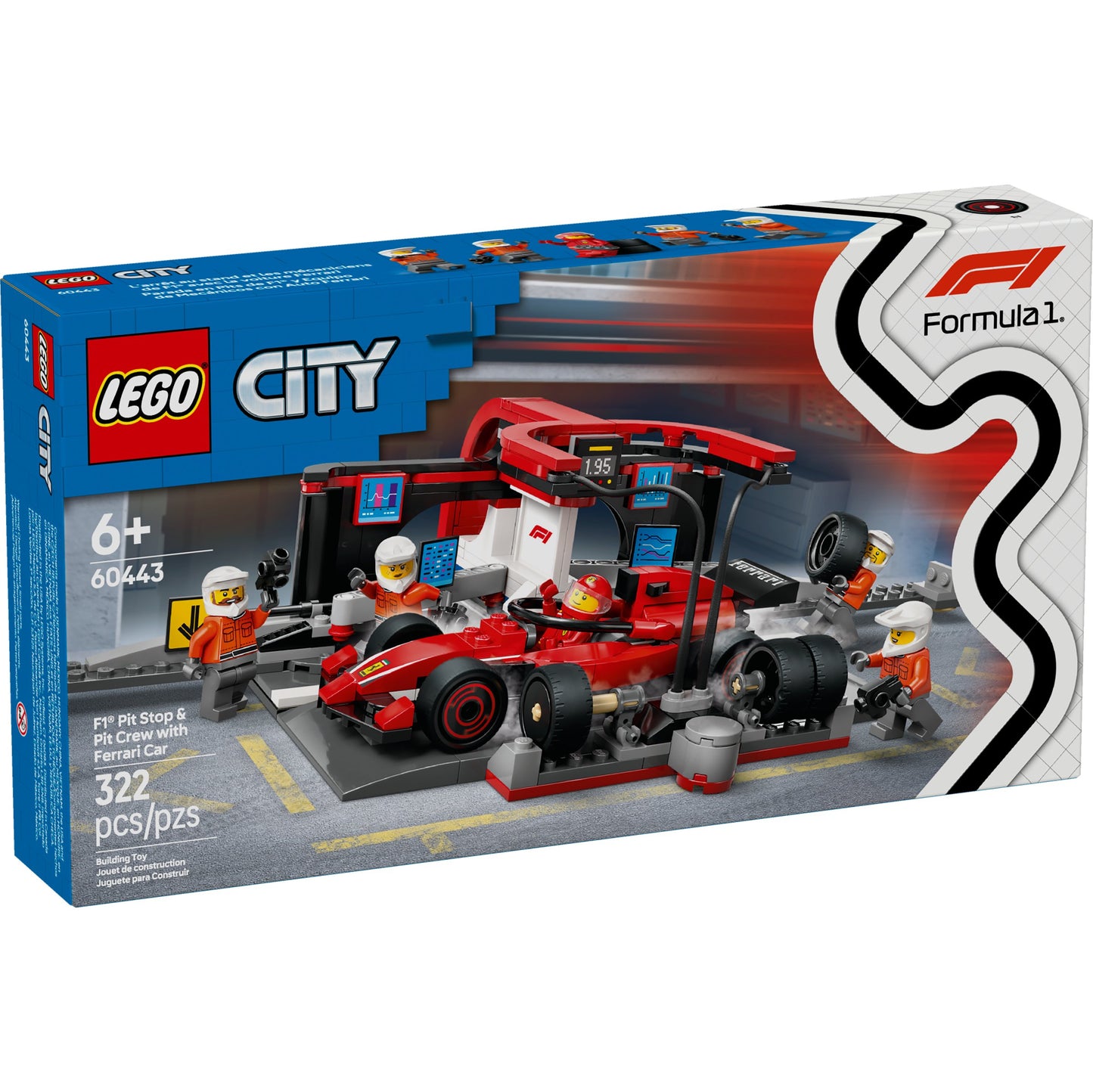 LEGO Formula 1 Pit Stop & Pit Crew with Ferrari Car Set